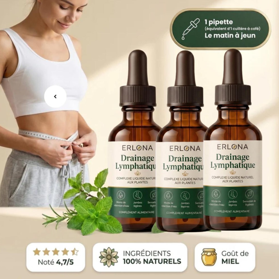 Herbal Tincture - Натуральные органические травяные капли-сыворотка для лимфодренажа,