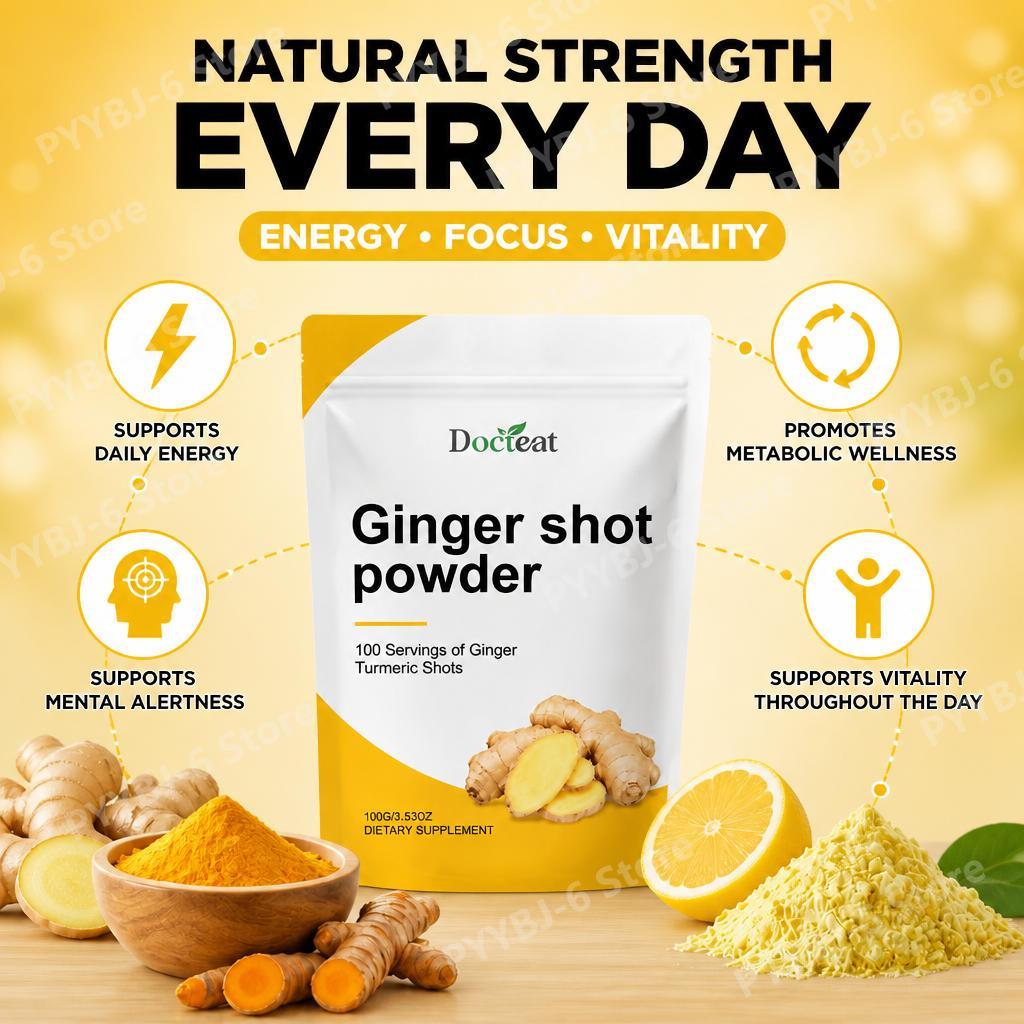Docteat Имбирный шот-порошок с – обзор и цена Ginger Tea